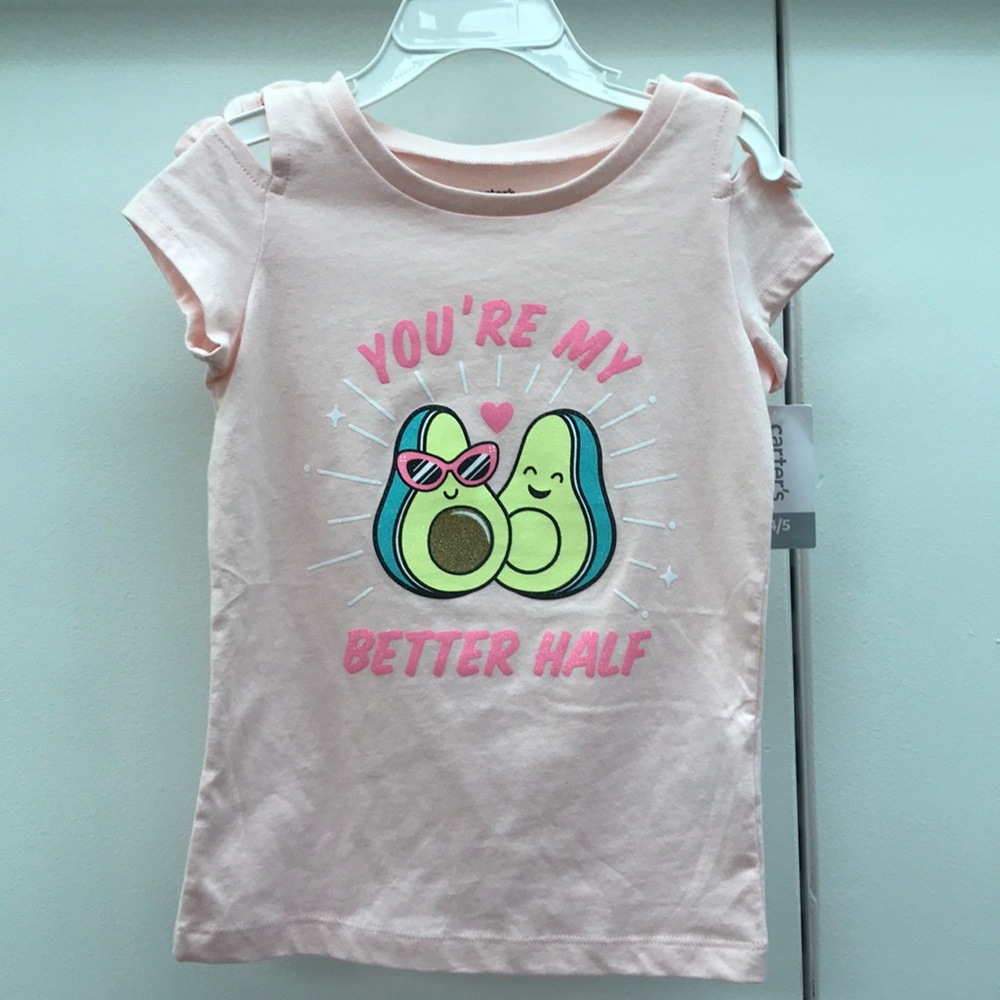 BNWT Carter’s “you’re my better half” Short Sleeve - Picture 2 of 4